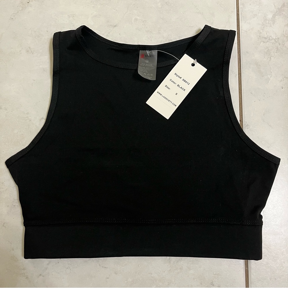 LA Society Black Sports Bra